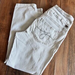 JAG Jeans Light Railroad stripe Blue Slim Fit Denim Sz 12